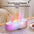White Crack Flame Aroma Diffuser Seven-color Rainbow Light