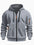 Zipper Hooded Sweatshirt Men's Sports Casual Cardigan Coat